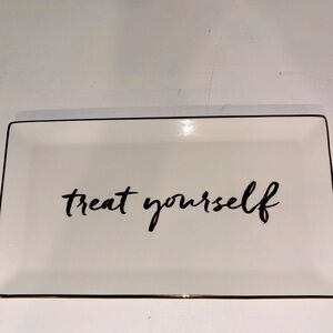 Kate spade tray “treat yourself” new in box